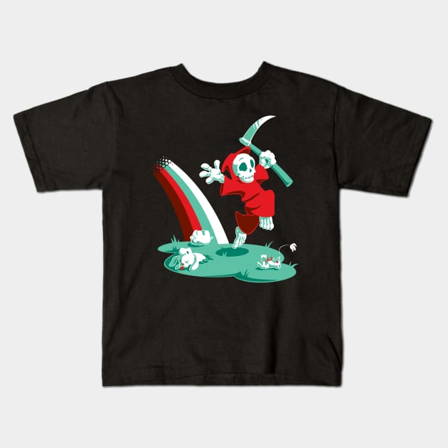 The Joy of Death Kids T-Shirt by obvian